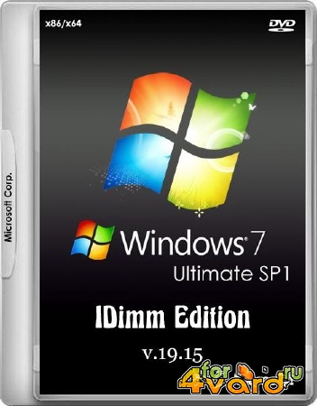Windows 7 Ultimate SP1 IDimm Edition v.19.15 (86/x64/RUS/2015)