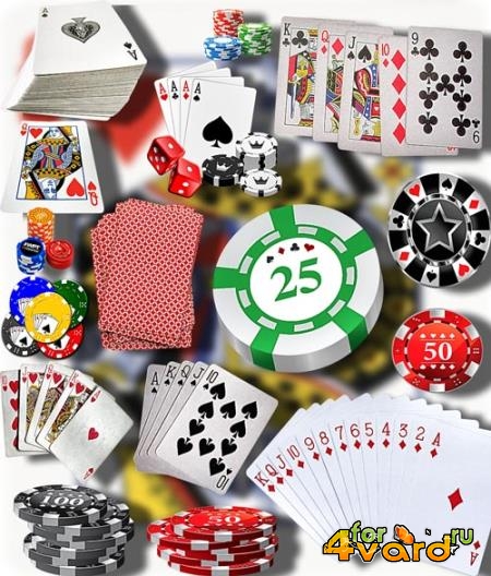 Фотошоп Png клип-арты - Игра в покер
