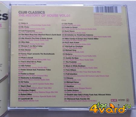 Club Classics: The History Of House Vol. 01 [2CD] (2019) FLAC