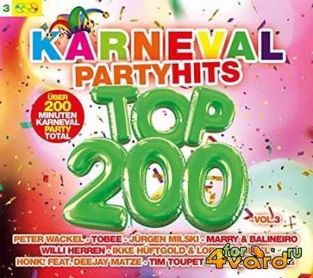 Karneval Party Hits Top 200 Vol. 3 [3CD] (2019)